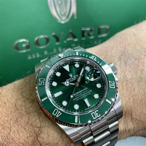 rolex mens watch green face|Rolex green dial submariner.